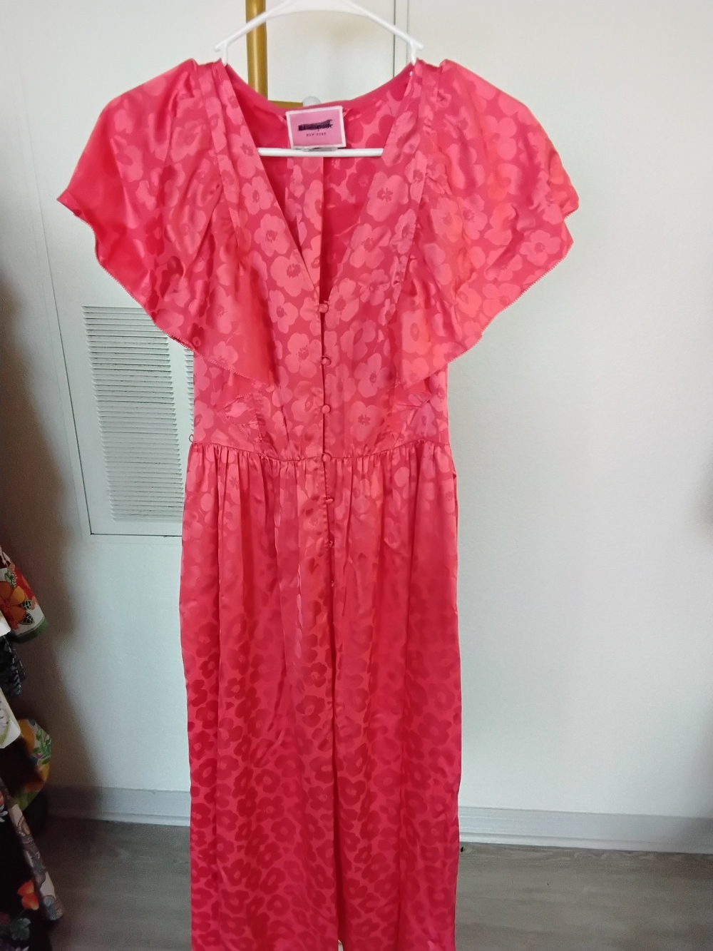 kate spade Hot Pink Satin Dress